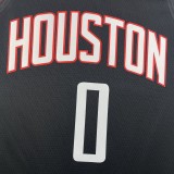 Houston Rockets Black #0 WESTBROOK 1:1 Quality NBA  Season Jerseys 2024
