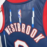 Houston Rockets City Edition Blue #0 WESTBROOK 1:1 Quality NBA  Season Jerseys 2023