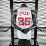 Houston Rockets  City Edition  White #35 DURANT 1:1 Quality NBA  Season Jerseys 2024