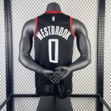Houston Rockets Black #0 WESTBROOK 1:1 Quality NBA  Season Jerseys 2024