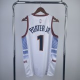 Denver Nuggets  City Edition White #1 PORTER JR. 1:1 Quality NBA  Season Jerseys 2023