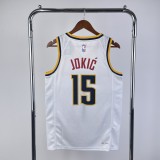Denver Nuggets White #15 JOKIC 1:1 Quality NBA  Season Jerseys 2023