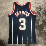 Houston Rockets Retro  Blue #3 FRANCIS 1:1 Quality NBA  Season Jerseys 1996-1997