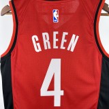 Houston Rockets Away  Red #4 GREEN 1:1 Quality NBA  Season Jerseys 2023