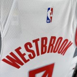 Houston Rockets  City Edition White #0 WESTBROOK 1:1 Quality NBA  Season Jerseys 2020