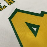 Houston Rockets Retro White #4 GREEN 1:1 Quality NBA  Season Jerseys 2023