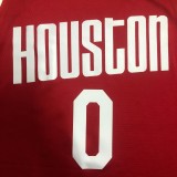 Houston Rockets Retro Red #0 WESTBROOK 1:1 Quality NBA  Season Jerseys
