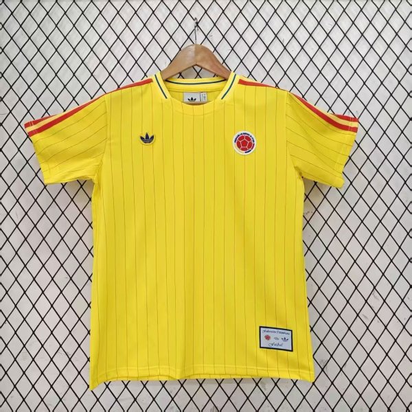 Colombia T-shirt Retro leisure  Yellow 1:1 Quality Soccer Jersey 26-27 (2026)