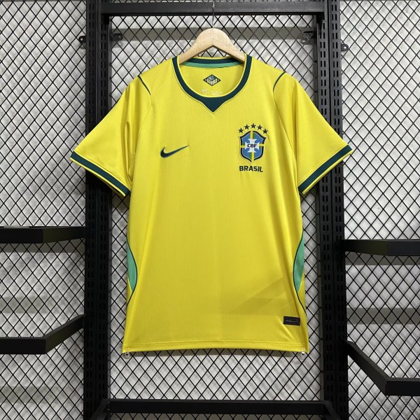 Brazil  Home   Yellow Fans 1:1 Quality Soccer Jersey 26-27 (2026) (S-5XL)