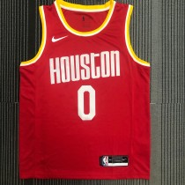 Houston Rockets Retro Red #0 WESTBROOK 1:1 Quality NBA  Season Jerseys
