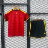 Belgium Home  Kids 1:1 Quality Soccer Jersey  26-27（2026）