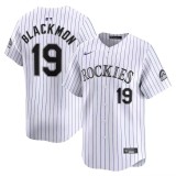 MLB ROCKIES White #19 BLACKMON 1:1 Quality Baseball  Jerseys