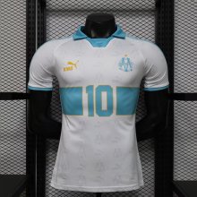 Marseille Special Edition #9 Player  White 1:1 Quality Soccer Jersey  25-26