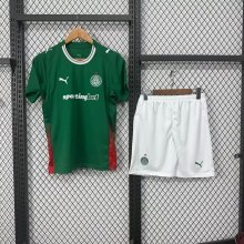 Palmeiras Home  Kids 1:1 Quality Soccer Jersey 26-27