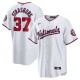 MLB Nationals White #37 STRASBURG 1:1 Quality Baseball  Jerseys