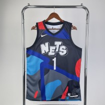Brooklyn Nets City Edition  #1 BRIDGES 1:1 Quality NBA  Season Jerseys 2024