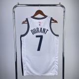 Brooklyn Nets White  #7 DURANT 1:1 Quality NBA  Season Jerseys 2023