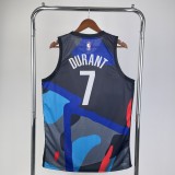Brooklyn Nets City Edition  #7 DURANT 1:1 Quality NBA  Season Jerseys 2024