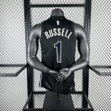 Brooklyn Nets  Black #1 RUSSELL 1:1 Quality NBA  Season Jerseys 2023