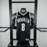 Brooklyn Nets  Black #8 CUI 1:1 Quality NBA  Season Jerseys 2023