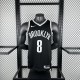 Brooklyn Nets  Black #8 CUI 1:1 Quality NBA  Season Jerseys 2023