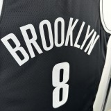 Brooklyn Nets  Black #8 CUI 1:1 Quality NBA  Season Jerseys 2023
