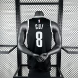 Brooklyn Nets  Black #8 CUI 1:1 Quality NBA  Season Jerseys 2023
