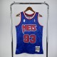 Brooklyn Nets BAPE×M&N  Hardwood Classics  Blue #93 BAPE 1:1 Quality NBA  Season Jerseys