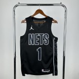 Brooklyn Nets  Black #1 RUSSELL 1:1 Quality NBA  Season Jerseys 2023