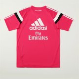Retro Real Madrid Training  Pink 1:1 Quality Soccer Jersey   2014-2015