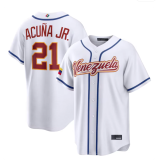 MLB Venezuela #17 ACUNA JR 1:1 Quality Baseball  Jerseys   World Cup
