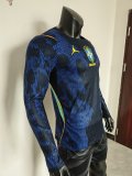 Brazil Away Long Sleeve  player 1:1 Quality Soccer Jersey  26-27 (2026)