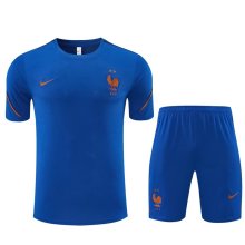 France Training Blue With Pants Sets (16-2XL) 1:1 Quality Soccer Jersey  26-27（2026）