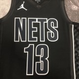 Brooklyn Nets Black #13 HARDEN 1:1 Quality NBA  Season Jerseys 2023