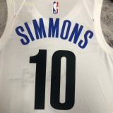 Brooklyn Nets City Edition White  #10 SIMMONS 1:1 Quality NBA  Season Jerseys 2023