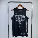 Brooklyn Nets Black #7 DURANT 1:1 Quality NBA  Season Jerseys 2023