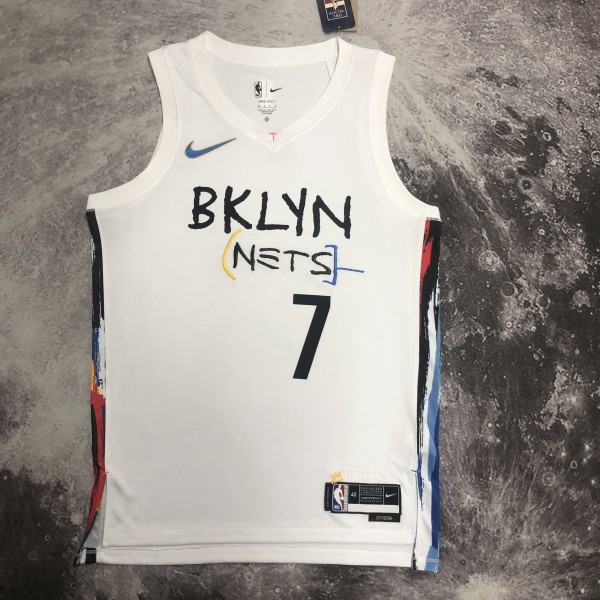 Brooklyn Nets City Edition White  #7 DURANT 1:1 Quality NBA  Season Jerseys 2023
