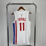 Brooklyn Nets Retro  White  #11 IRVING 1:1 Quality NBA  Season Jerseys 2023