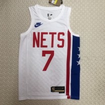 Brooklyn Nets Retro  White  #7 DURANT 1:1 Quality NBA  Season Jerseys 2023