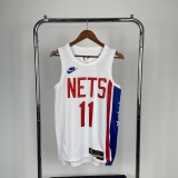 Brooklyn Nets Retro  White  #11 IRVING 1:1 Quality NBA  Season Jerseys 2023
