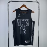 Brooklyn Nets Black #13 HARDEN 1:1 Quality NBA  Season Jerseys 2023