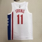 Brooklyn Nets Retro  White  #11 IRVING 1:1 Quality NBA  Season Jerseys 2023
