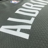 Brooklyn Nets Grey #21 ALDRIDGE 1:1 Quality NBA  Season Jerseys 75 Year