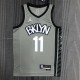 Brooklyn Nets Grey #11 IRVING 1:1 Quality NBA  Season Jerseys 75 Year