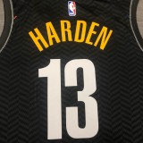 Brooklyn Nets City Edition graffiti Black #13 HARDEN 1:1 Quality NBA  Season Jerseys 2021