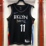 Brooklyn Nets City Edition graffiti Black #11 IRVING 1:1 Quality NBA  Season Jerseys 2021