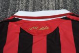 Retro AC Milan Home Long Sleeve Kids  1:1 Quality Soccer Jersey 2009-2010