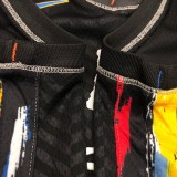 Brooklyn Nets City Edition graffiti Black #22 LEVERT 1:1 Quality NBA  Season Jerseys 2021