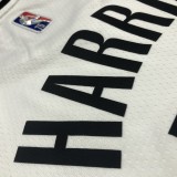 Brooklyn Nets White #12 HARRIS 1:1 Quality NBA  Season Jerseys 75 Year