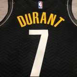 Brooklyn Nets City Edition graffiti Black #7 DURANT 1:1 Quality NBA  Season Jerseys 2021